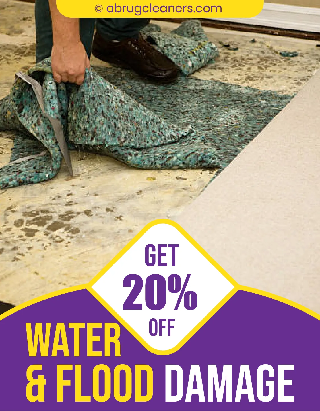 Get 20% Off on Water & Flood Damage cleaning Brooklyn